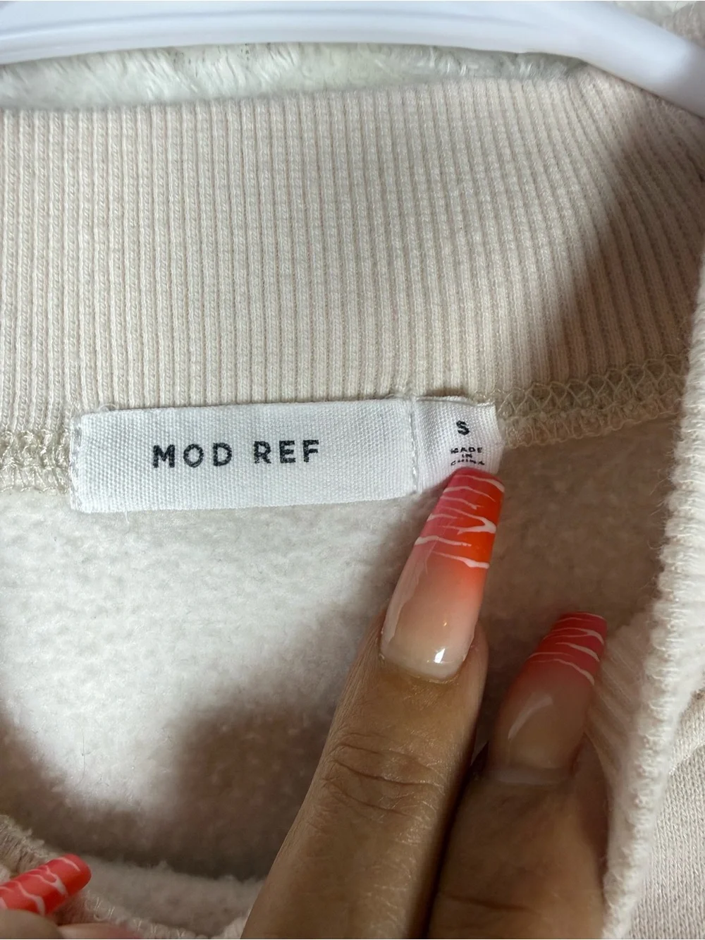 Mod Ref Cream Turtleneck Mock-Neck Sweater. Warm and cozy. Stunner 🧡